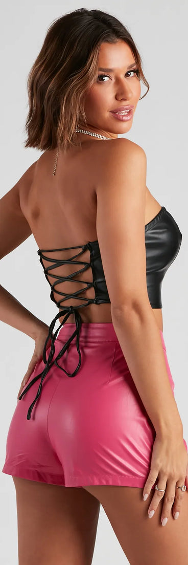 Sleek And Trendy Corset Tube Top