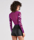 My Reflection Mirror Mesh Crop Top