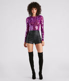 My Reflection Mirror Mesh Crop Top