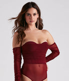 Going Anywhere Mesh Corset Bodysuit