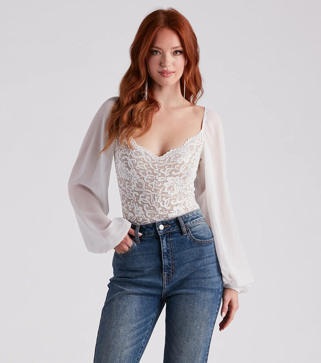 Windsor lace bodysuit on sale