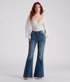 Sweet And Sultry Lace Chiffon Bodysuit