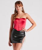 Soirees In Satin Hook-Eye Corset