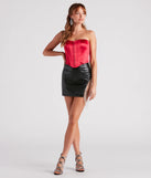 Soirees In Satin Hook-Eye Corset