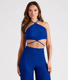 Always Alluring Halter Crop Top