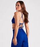 Always Alluring Halter Crop Top
