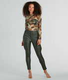 Season To Bloom Abstract Floral Mesh Crop Top
