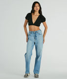 
Upgrade your style game for 2025 with the Adorable Allure Puff Sleeve Tie-Back Crop Top in black, perfect for any fashion-forward wardrobe.