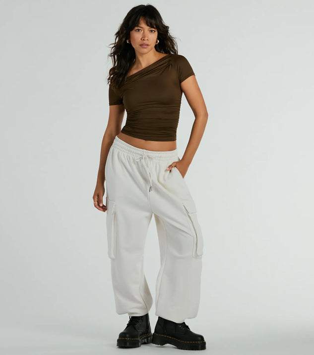 Flawless 'Fit Off-The-Shoulder Smooth Knit Top | Windsor