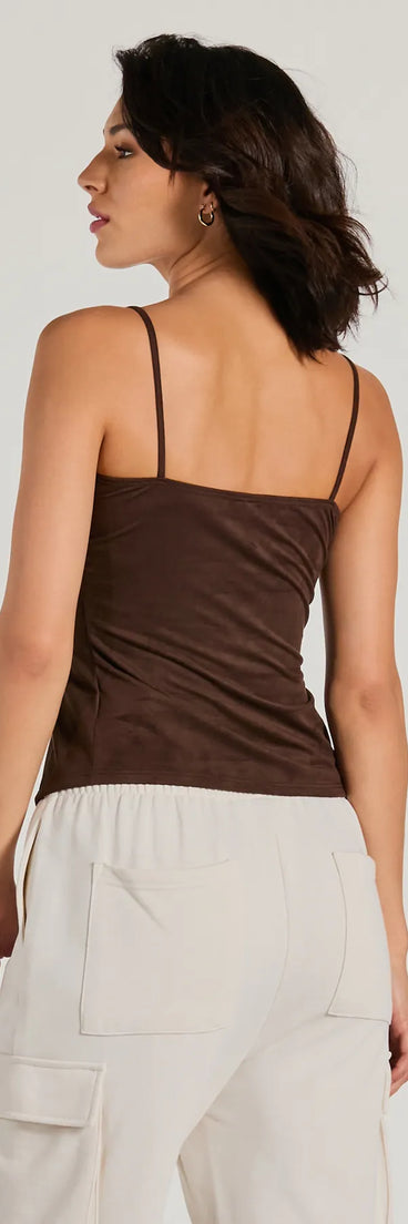 
Upgrade your style game for 2025 with the Treasured Trend Lace-Up Slit Crop Tank Top in brown, perfect for any fashion-forward wardrobe.