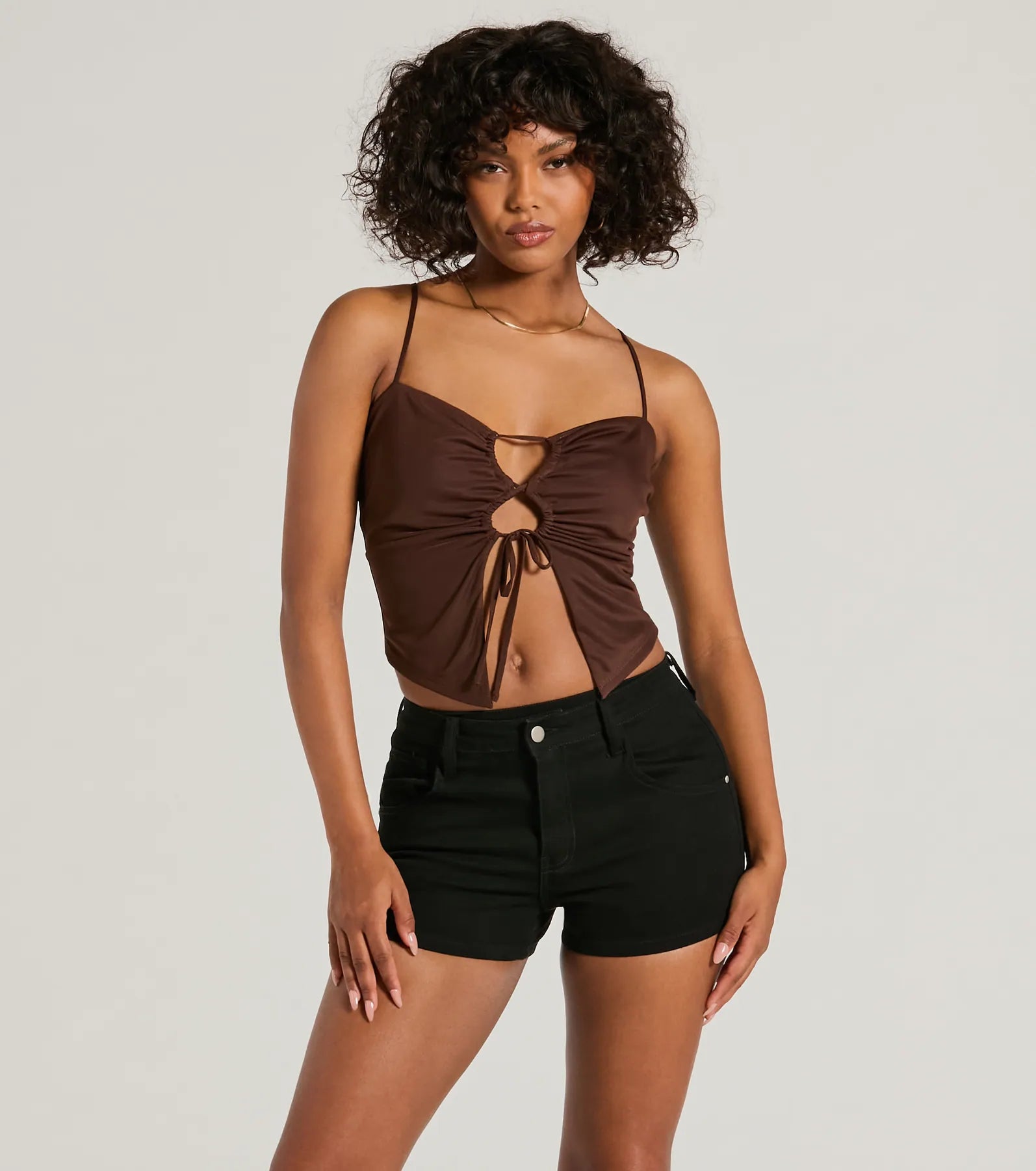 airy fringe sheer tops(black)7月上旬〜頃発送 | roughlow