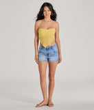 Cute Impulse Strappy Open Back Crop Top