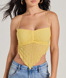 Cute Impulse Strappy Open Back Crop Top