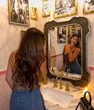 Purrfect Fit Leopard Print Mesh Top, a trendy leopard print addition to women's going-out outfits, is ideal for Christmas party outfits, chic NYE attire, or winter night-out looks that keep you on-trend!