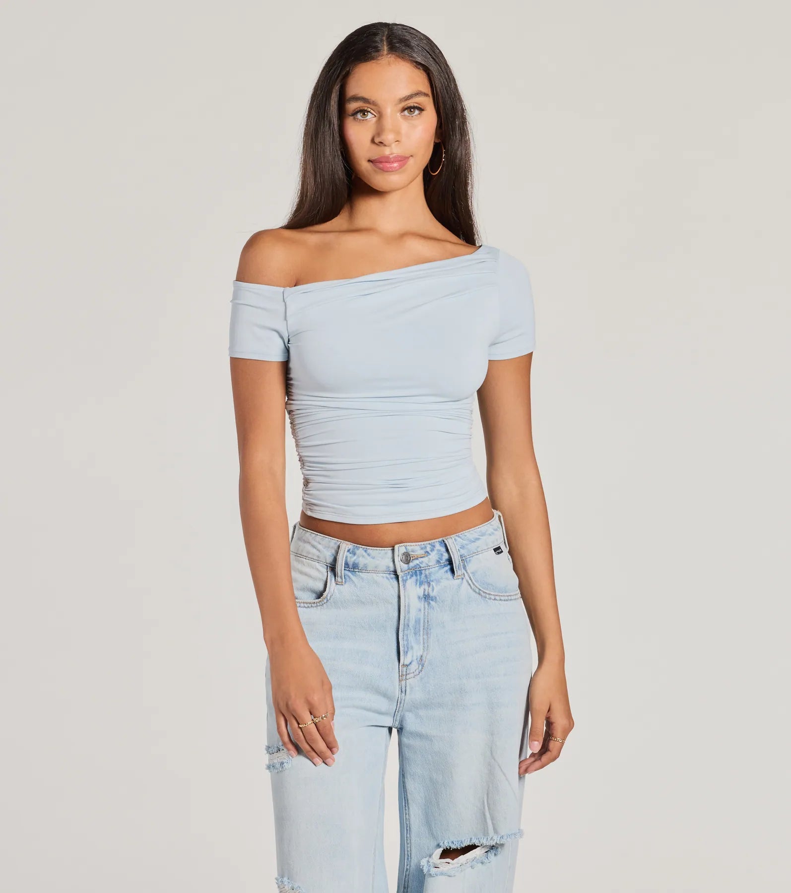 Flawless 'Fit Off-The-Shoulder Smooth Knit Top | Windsor