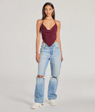 The Sunny Day Cute Halter Open Back Crop Top in maroon with a modern design and trendy look is part of the latest women's tops collection to elevate your 2025 wardrobe.