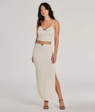 Effortlessly create party outfits or vacation-ready looks with the Unforgettable Dream V-Neck Lace Crop Top, one part of a versatile women's ivory matching set perfect for quick and easy outfit combinations from layering chic outfits to transitioning your look seamlessly.