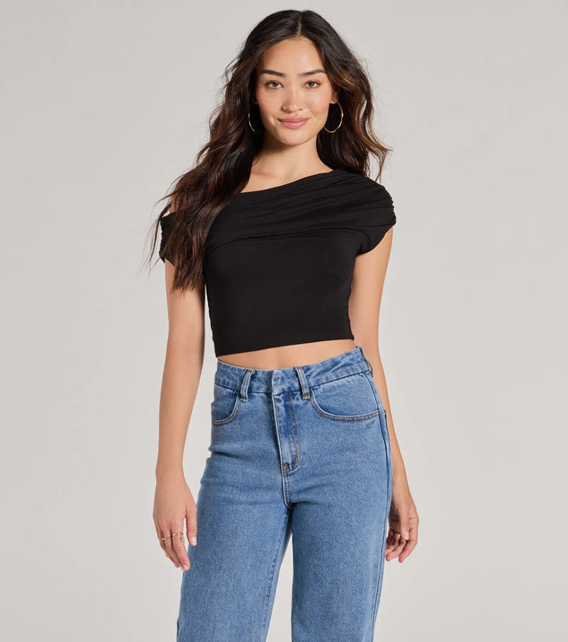 トップス UNWIND CONSTRUCTION SHOULDER TOP UNWIND CONSTRUCTION SHOULDER TOP