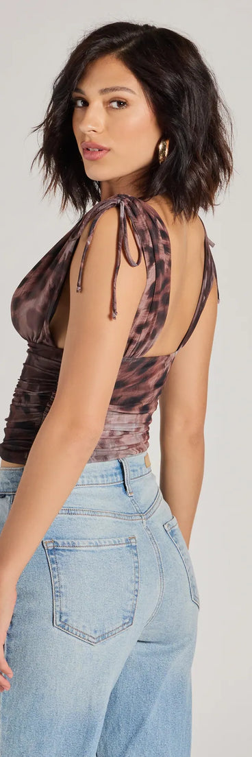 From bold to effortless, the Fab and Fierce Animal Print Tank Top lets you define your vibe with multi-color tops that speak your style.