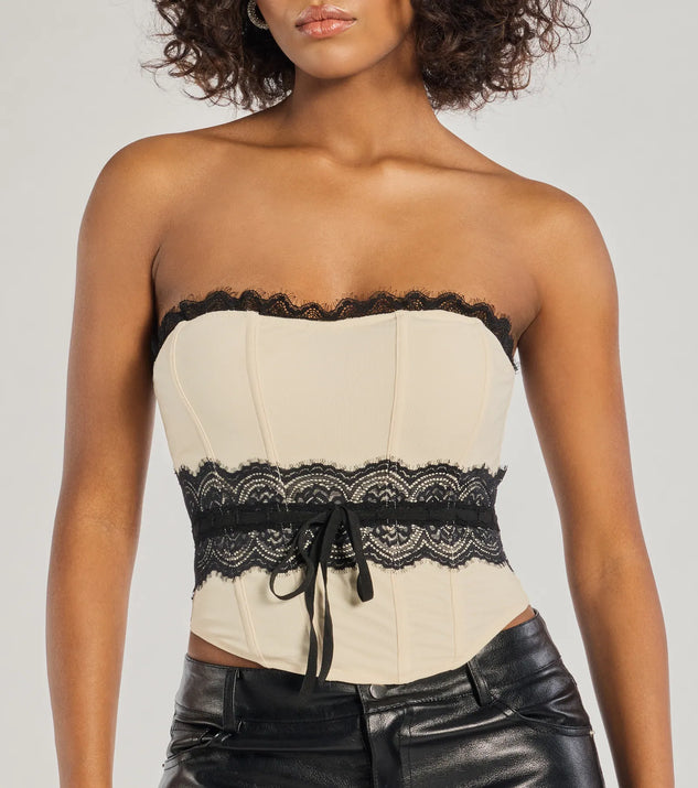 Vanessa Ribbon Halter Top in Black