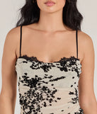 The Sultry Chic Flocked Floral Sheer Mesh Top in ivory with a modern design and trendy look is part of the latest women's tops collection to elevate your 2025 wardrobe.