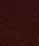 The Glowing Radiance Sleeveless Glitter Crop Top in brown with a modern design and trendy look is part of the latest women's tops collection to elevate your 2025 wardrobe.