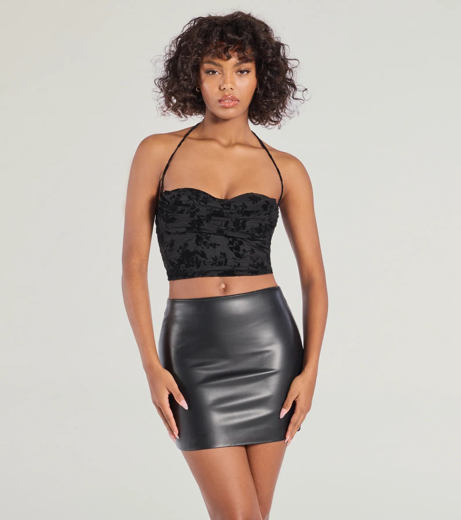 ブラウス シャツ caty bustier レディース Tシャツ レディース 8colour 長袖 トップス カシュクール リブ