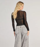 
Upgrade your style game for 2025 with the Sheer Glitz Long Sleeve Beaded Rhinestone Crop Top in black, perfect for any fashion-forward wardrobe.