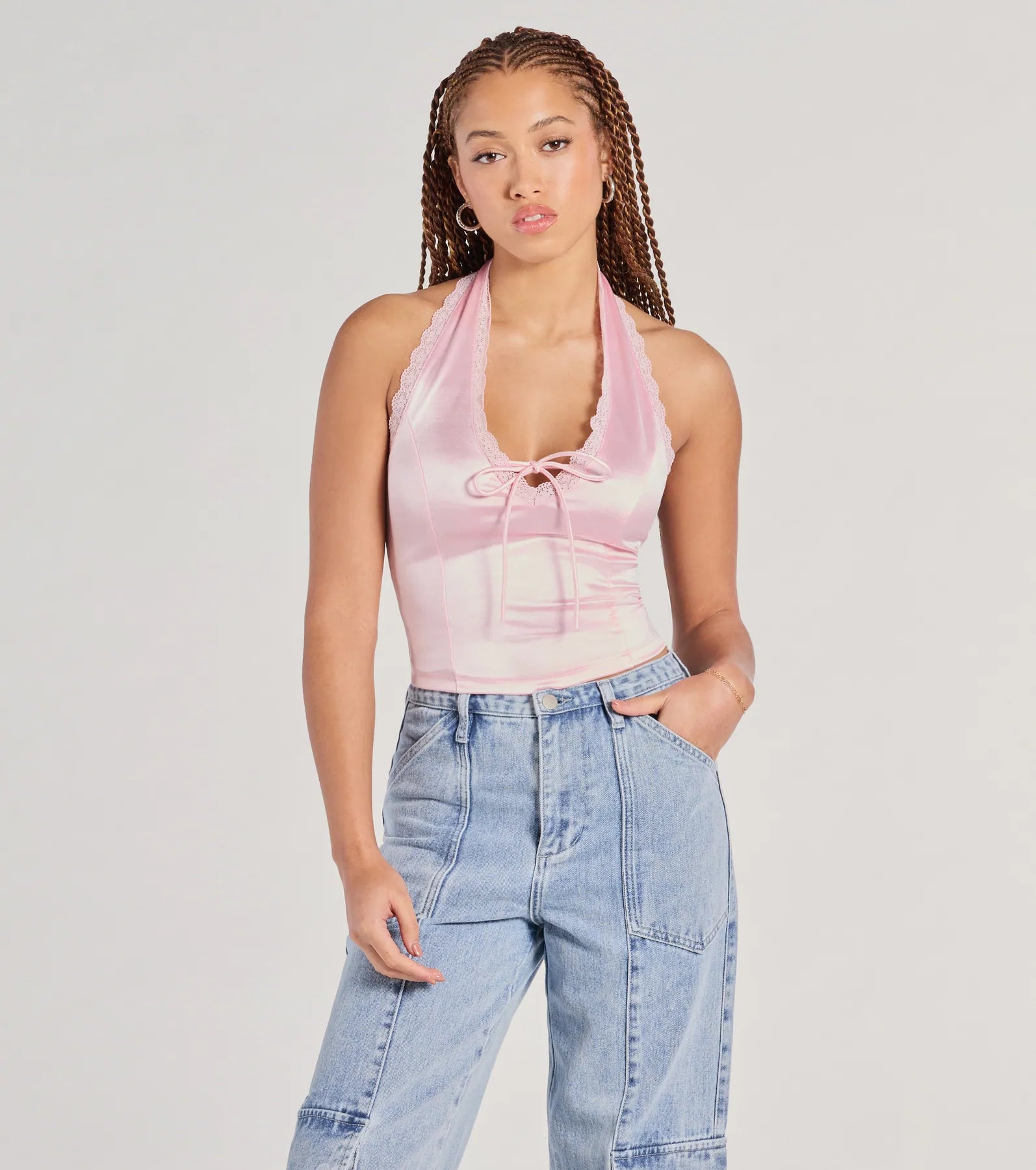【NONCODE】Rafen Basic Cropped Padding Impulse Ribbed Cropped Tank | Beyond Yoga