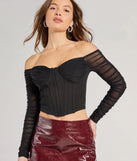 
Upgrade your style game for 2025 with the Downtown Looks Long Sleeve Mesh Bustier in black, perfect for any fashion-forward wardrobe.