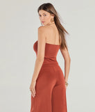 Serve effortless style and scroll-stopping energy in the Wanderlust Mode Cutout Tube Top, part of a rust matching clothing set that does the work for you with bold, polished vibes from top to bottom.