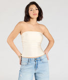 Carefree And Cute Crop Tube Top