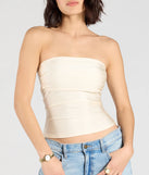 Carefree And Cute Crop Tube Top