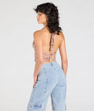 From bold to effortless, the Flirt With Destiny Halter Corset Crop Top lets you define your vibe with brown tops that speak your style.
