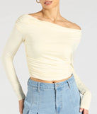 With its midriff cut and trend-forward fit, the All The Love One-Shoulder Tie Back Crop Top is a banana yellow crop top made to pair with skirts, denim, or whatever vibe you're feeling this season.