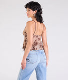 From bold to effortless, the Sultry Element V-Neck Floral Velvet Crop Top lets you define your vibe with mocha brown tops that speak your style.