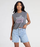 The Jelly Roll Graphic Tank Top in gray brings edge and energy to your vibe, ready to elevate any festival look or concert outfit.