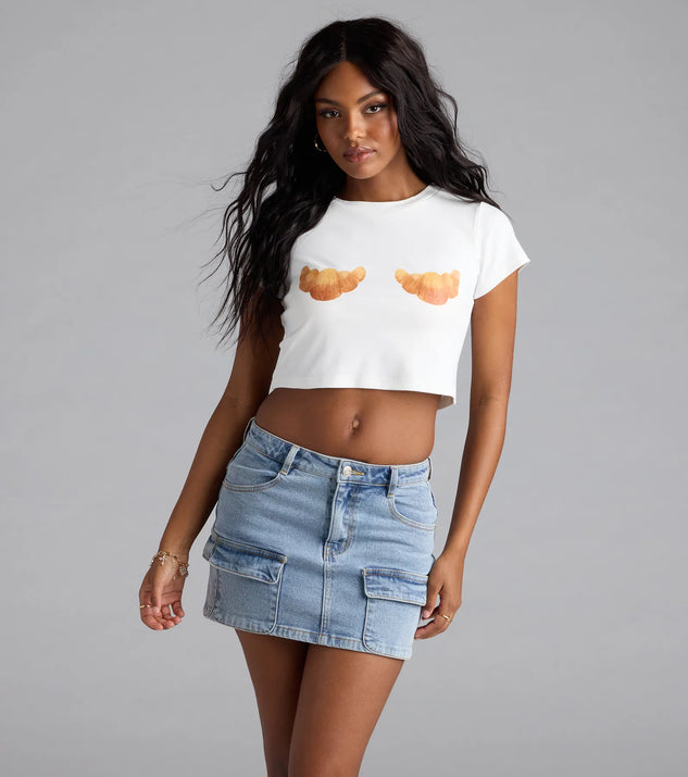 Baked Goods Croissant Graphic Tee