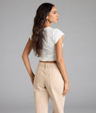 With its midriff cut and trend-forward fit, the Tequila Therapy Graphic Tee is a white crop top made to pair with skirts, denim, or whatever vibe you're feeling this season.