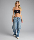 All Day Slay Ohio State® Bandeau Crop Top