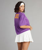 Play to Win LSU® Tigers® Cropped Jersey Top