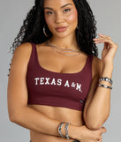 Smart Looks Texas A&M® Cropped Tank Top