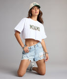 Halftime Hottie Miami™ Cropped Tee