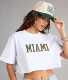 Halftime Hottie Miami™ Cropped Tee