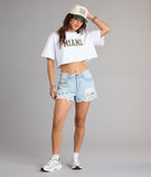 Halftime Hottie Miami™ Cropped Tee