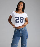 28 Crop Graphic Tee