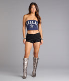 Game Day Heat Dallas Football Team Tube Top