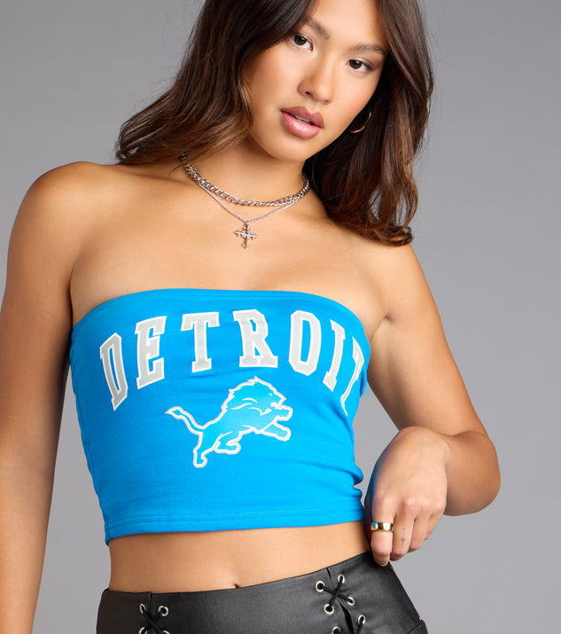 Sunday Funday Detroit Football Team Tube Top
