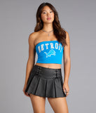 Sunday Funday Detroit Football Team Tube Top