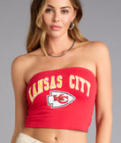 Game Day Glow Kansas City Football Team Tube Top